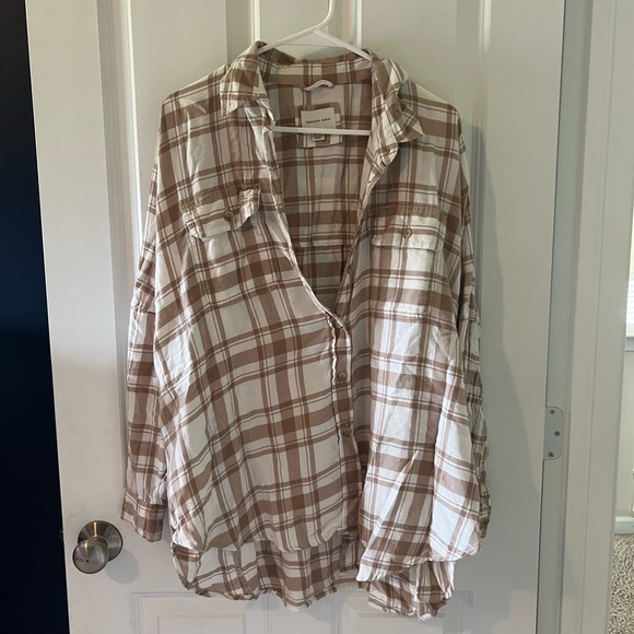 American Eagle Oversized Flannel - Picture 1 of 3